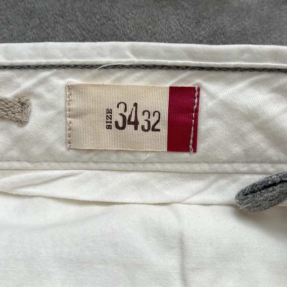 Gap Off White Khaki Straight Fit | Size34 W x 32 L| 100 % Cotton - Picture 5 of 12